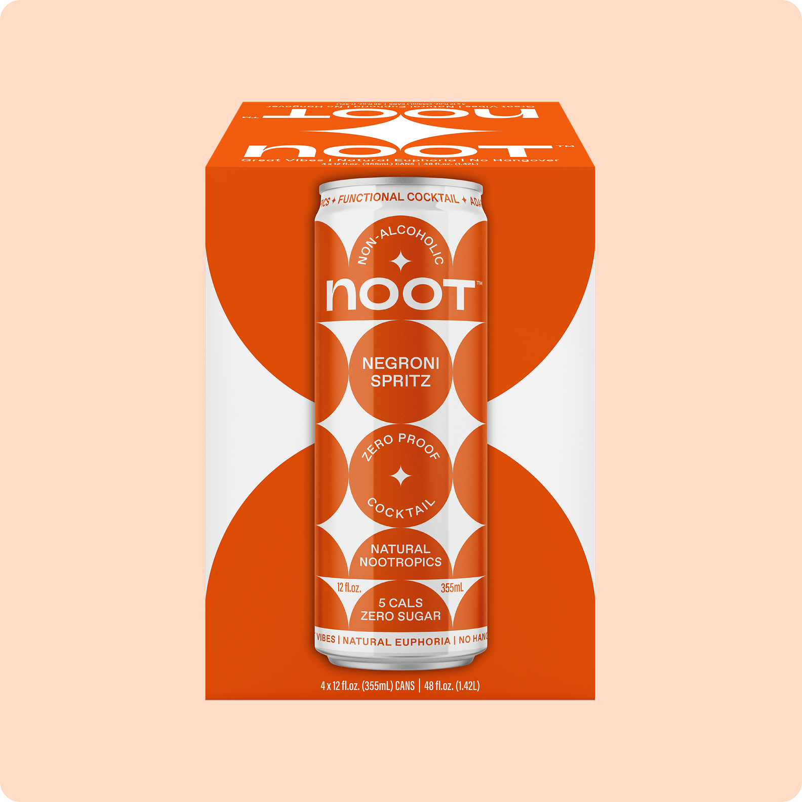NOOT Negroni Spritz Non-Alcoholic (4 Pack)