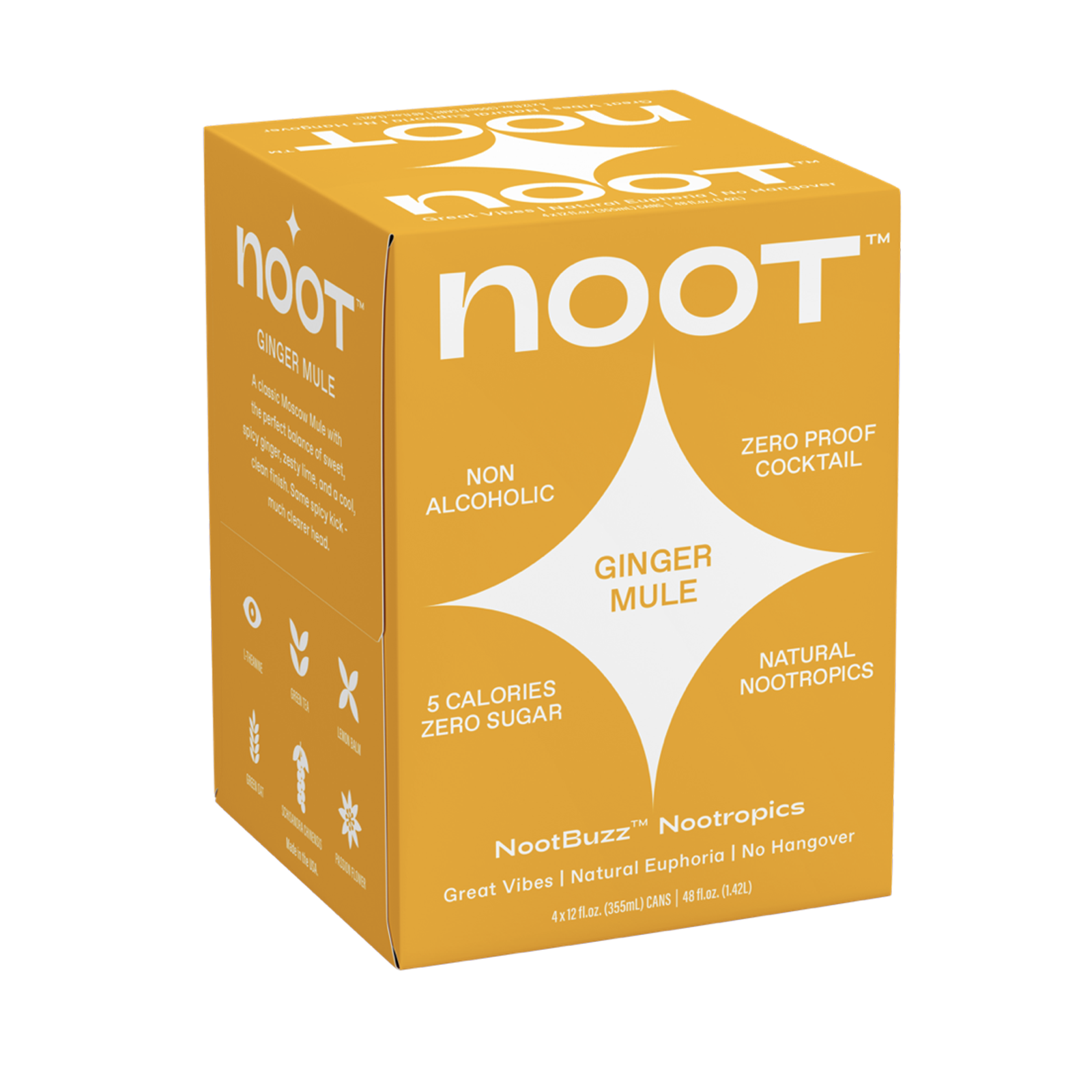 NOOT Ginger Mule Non-Alcoholic (4 Pack)