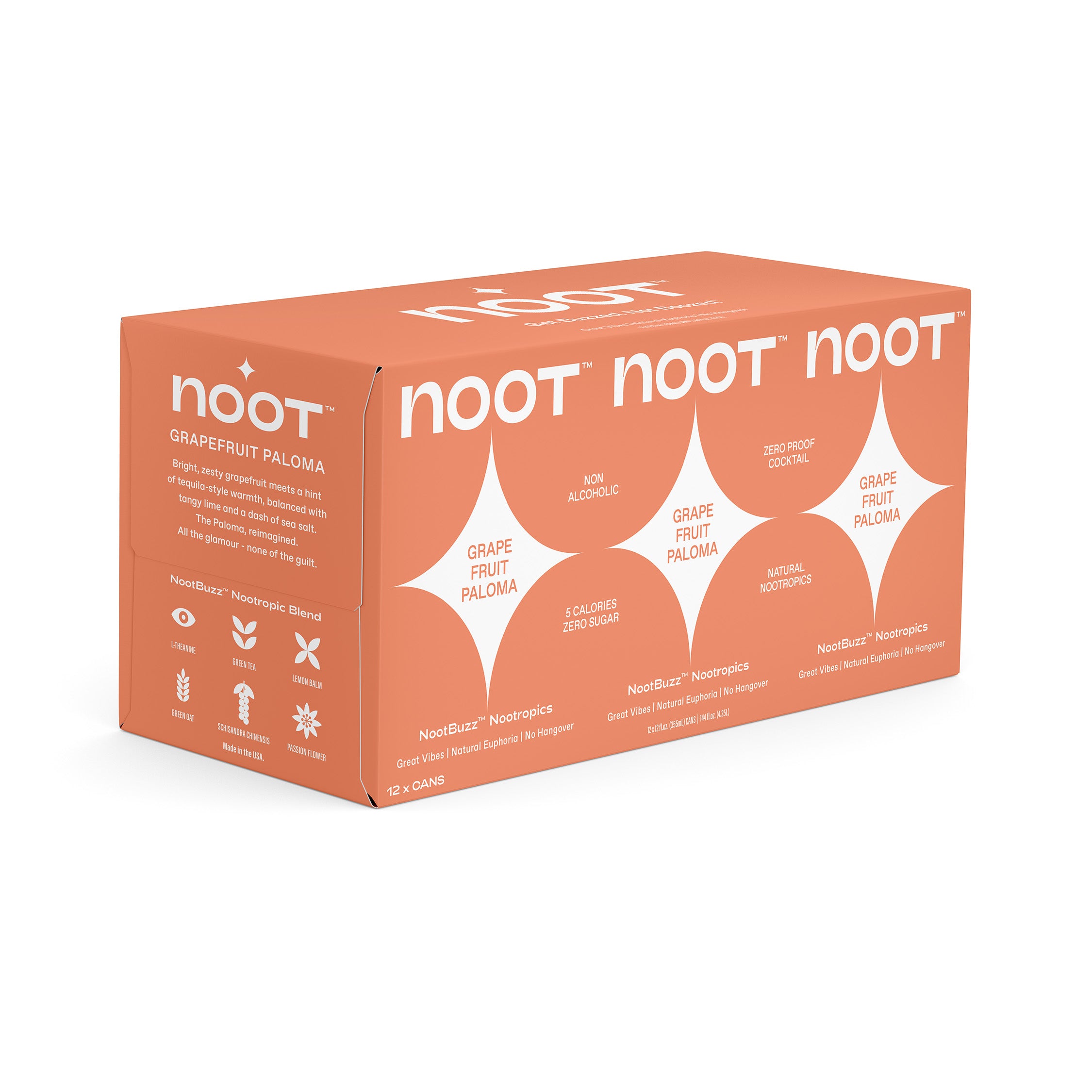 NOOT Grapefruit Paloma Non-Alcoholic (12 Pack)