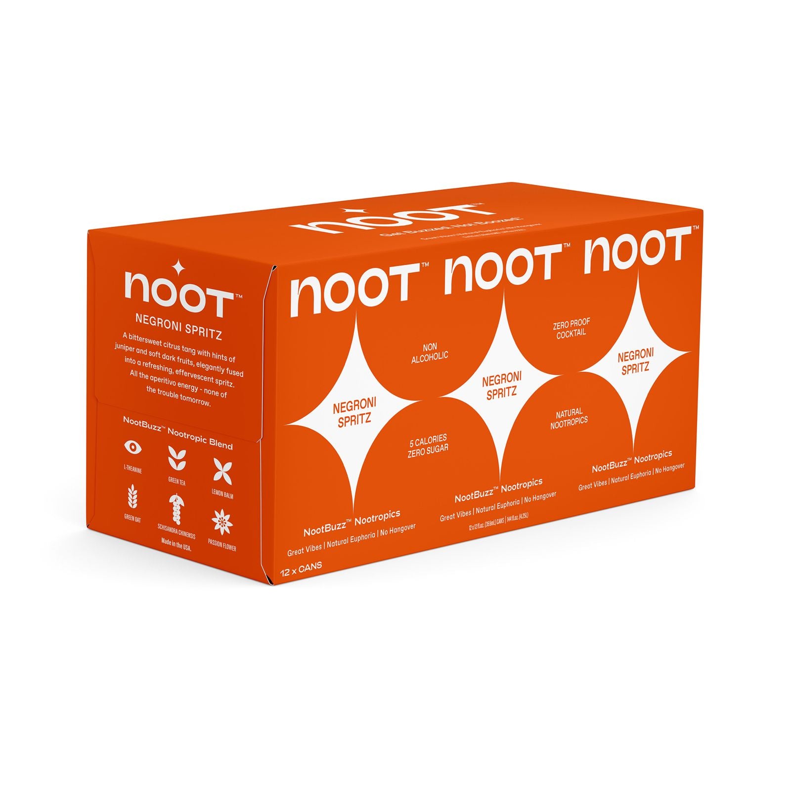 NOOT Negroni Spritz Non-Alcoholic (12 Pack)